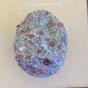 Stunning Ruby Zoisite Stone Brooch